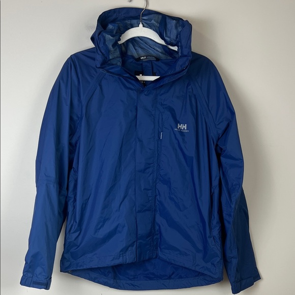 Helly Hansen Other - Helly Hansen Men's Waterproof Rain Jacket Hooded Blue Size Small Tech Protection